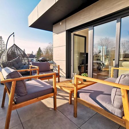 Fynbos Penthouse Deluxe, Balkon, Parkplatz Apartment Straubing Bagian luar foto