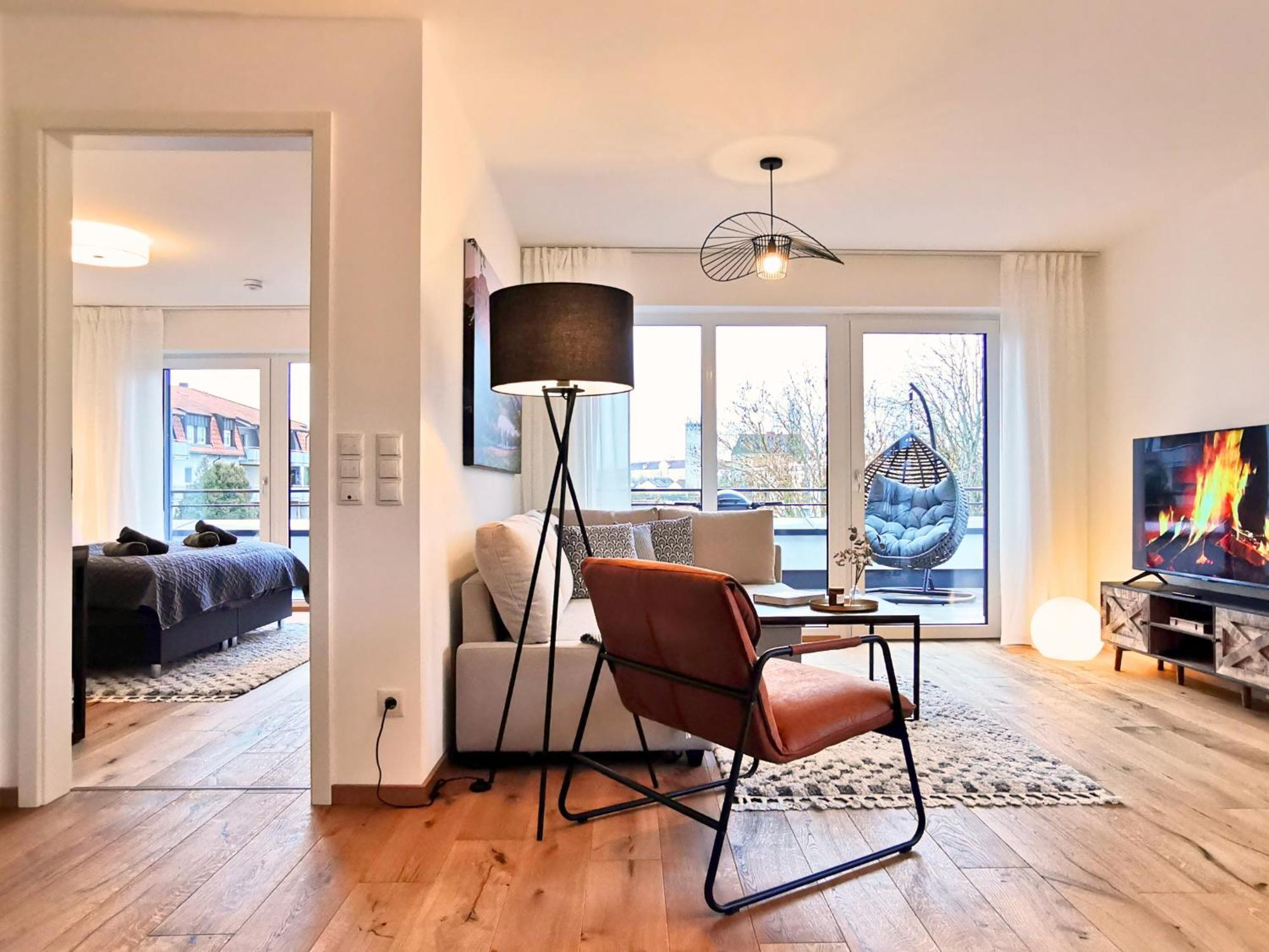 Fynbos Penthouse Deluxe, Balkon, Parkplatz Apartment Straubing Bagian luar foto