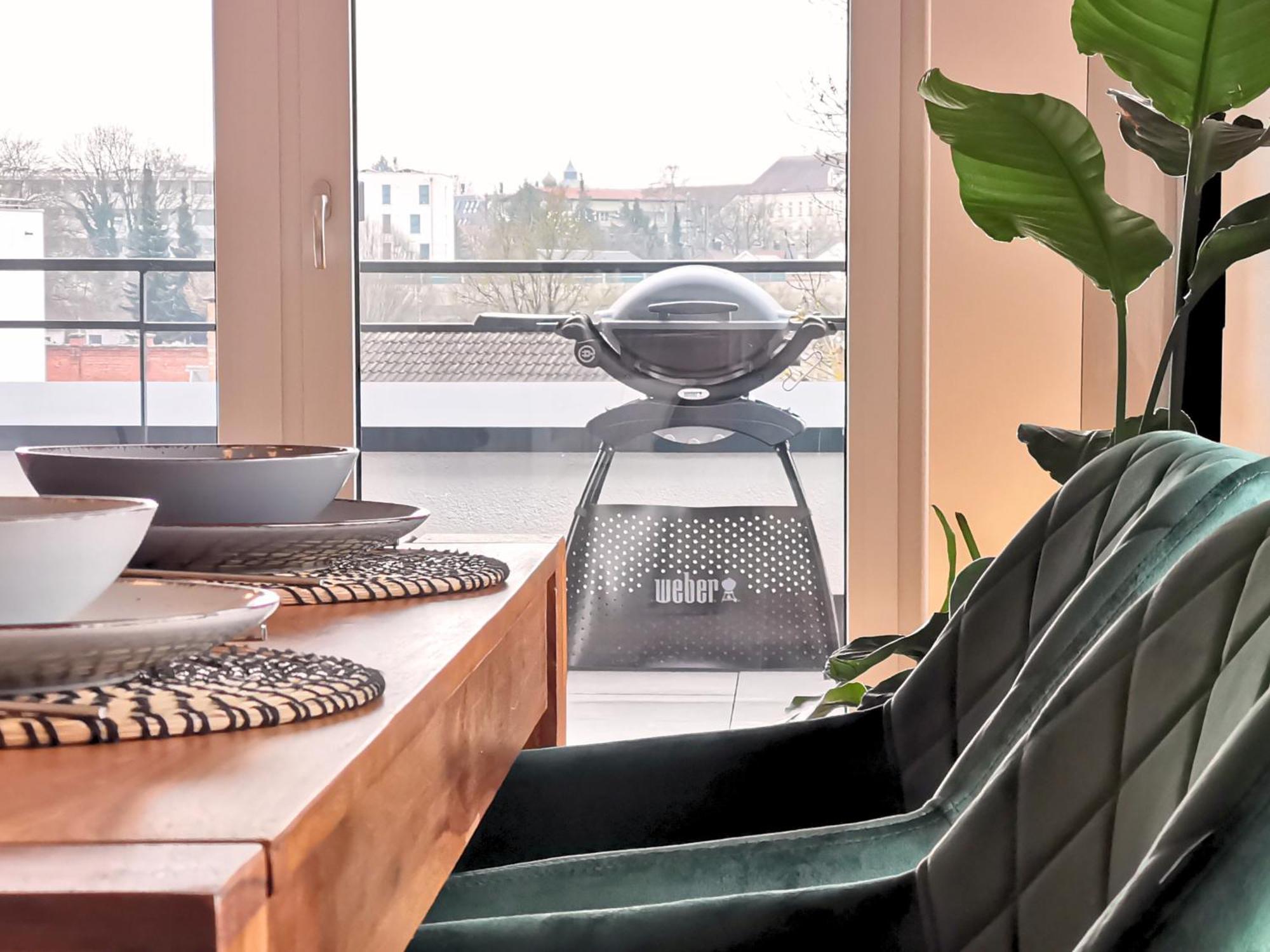 Fynbos Penthouse Deluxe, Balkon, Parkplatz Apartment Straubing Bagian luar foto