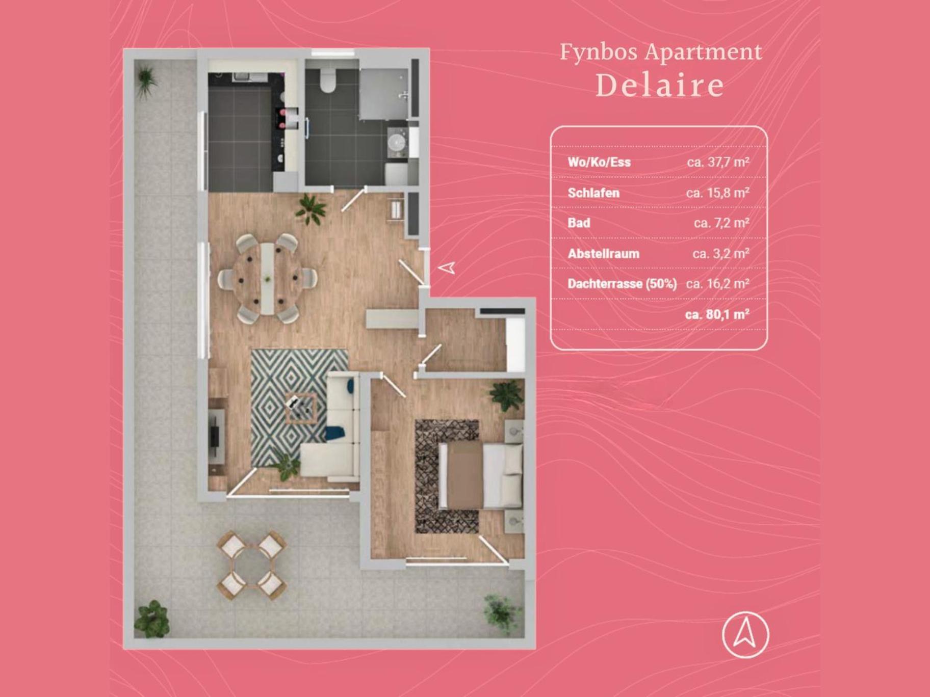 Fynbos Penthouse Deluxe, Balkon, Parkplatz Apartment Straubing Bagian luar foto